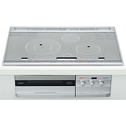 三菱電機　Mitsubishi　Electric ビルトインIHクッキングヒーター ビックリング  CS-T321HNWSR ［3口IH /200V］ 1個（ご注文単位1個）【直送品】