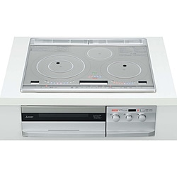 三菱電機　Mitsubishi　Electric ビルトインIHクッキングヒーター ビックリング  CS-T321HNSR ［3口IH /200V］ 1個（ご注文単位1個）【直送品】