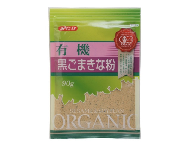 みたけ有機黒ごまきな粉90g※軽（ご注文単位10個）【直送品】