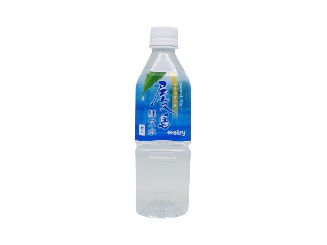 屋久島新縄文水PET500ml※軽（ご注文単位24個）【直送品】