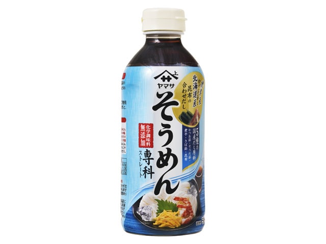 ヤマサそうめん専科ペット500ml※軽（ご注文単位12個）【直送品】