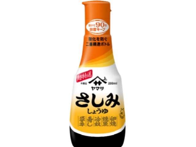 ヤマサさしみしょうゆペット200ml※軽（ご注文単位12個）【直送品】