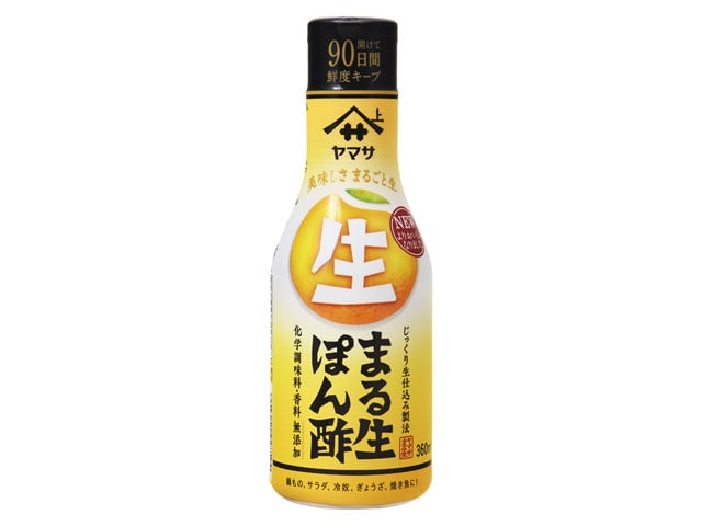 ヤマサまる生ぽん酢ソフトボトル360ml※軽（ご注文単位12個）【直送品】