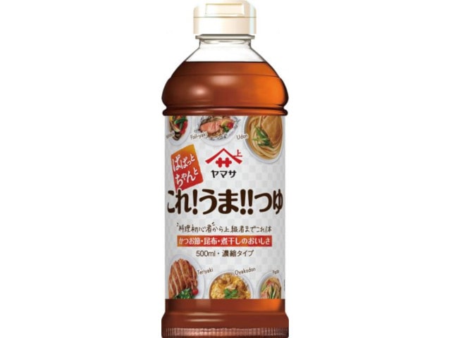 ヤマサ醤油ぱぱっとちゃんとこれうまつゆ500ml※軽（ご注文単位12個）【直送品】