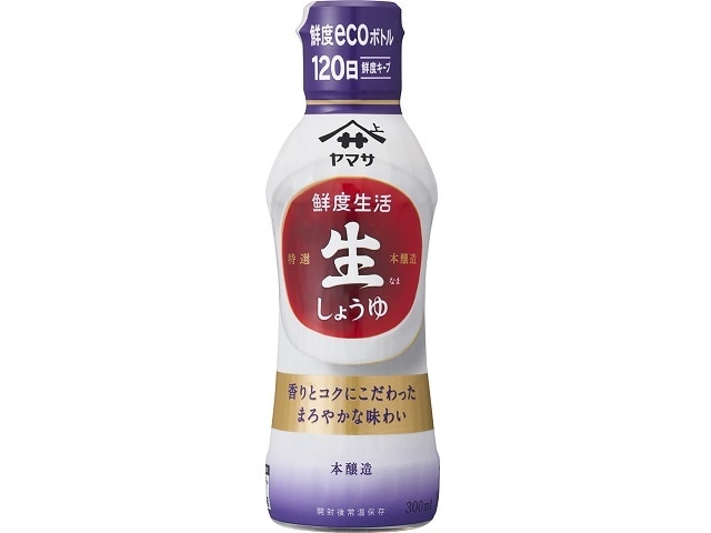 ヤマサ鮮度生活特選生しょうゆ300ml※軽（ご注文単位12個）【直送品】