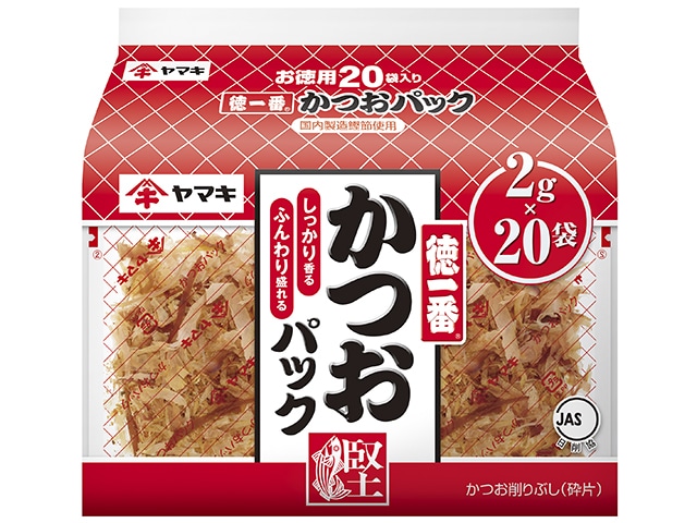 ヤマキ徳一番かつおパックWP2g20袋 ※軽（ご注文単位10個）【直送品】