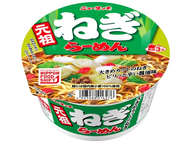 ニュータッチ元祖ねぎらーめんカップ100g※軽（ご注文単位12個）【直送品】