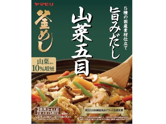 ヤマモリ山菜五目釜めしの素210g※軽（ご注文単位5個）【直送品】