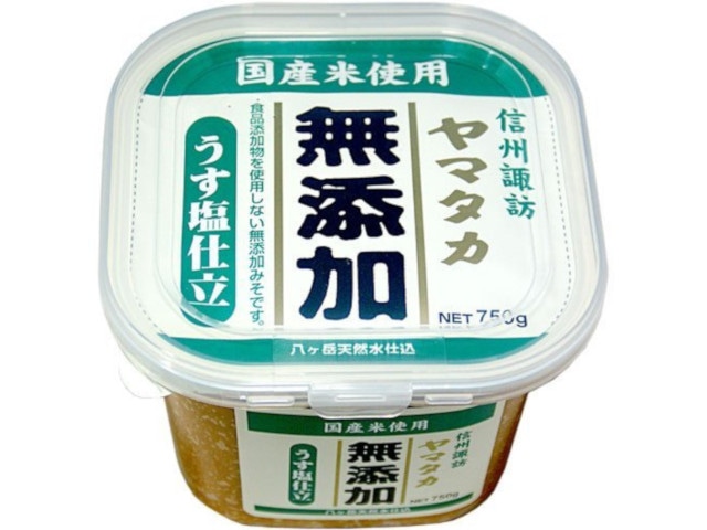 山高味噌無添加うす塩仕立て750g※軽（ご注文単位6個）【直送品】