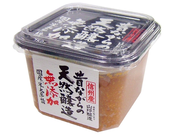 山印醸造昔ながらの天然醸造無添加750g※軽（ご注文単位6個）【直送品】