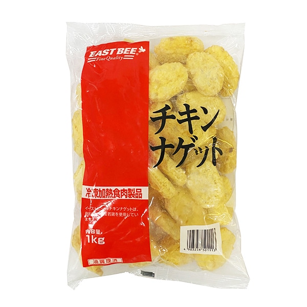 ヨコオフーズ EAST　BEE　チキンナゲット 1kg 冷凍 1袋※軽（ご注文単位1袋）※注文上限数12まで【直送品】