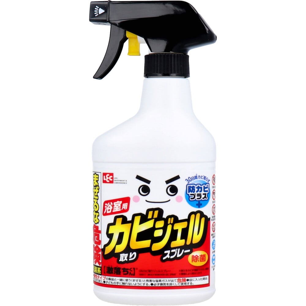 レック　激落ちくん カビ取りジェルスプレー 浴室用 400mL　1個（ご注文単位1個）【直送品】