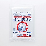 ワタナベ工業 ポリ袋　室内分別ペール用 20L～30L　LLD U-30 1パック（ご注文単位30パック）【直送品】