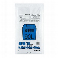 ワタナベ工業 業務用ポリ袋 90L M-90C 1冊（ご注文単位20冊）【直送品】