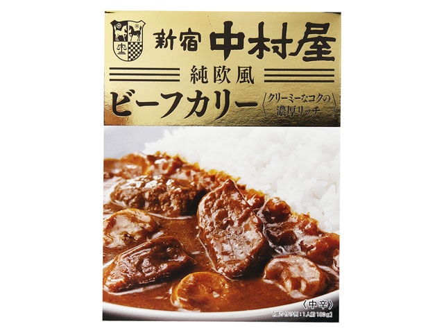 中村屋純欧風ビーフカリー濃厚リッチ180g※軽（ご注文単位5個）【直送品】