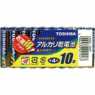 オーム電機 4904530021923 17-2036 東芝 単4形アルカリ乾電池 10本入（ご注文単位5袋）【直送品】