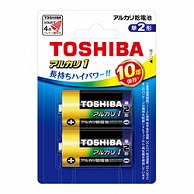 東芝 単2電池 LR14AN 2BP  ［2本 /アルカリ］ LR14AN2BP 1個（ご注文単位1個）【直送品】