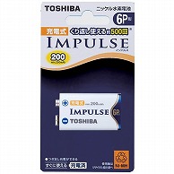 オーム電機 4904530081859 17-4064 東芝 9V形充電池 高容量タイプ 1本入 IMPULSE（ご注文単位1袋）【直送品】