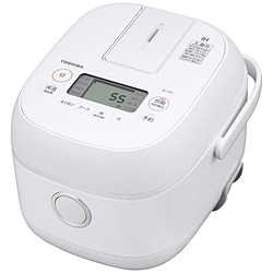 東芝　TOSHIBA 炊飯ジャー  ホワイト RC-5XT-W ［3合 /IH］ 1個（ご注文単位1個）【直送品】