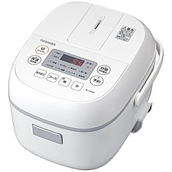 東芝　TOSHIBA 炊飯器 RC-5MFM-W ホワイト ［3合 /マイコン］ 1個（ご注文単位1個）【直送品】