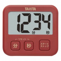 タニタ　薄型タイマー　TD-408　レッド   1個（ご注文単位1個）【直送品】