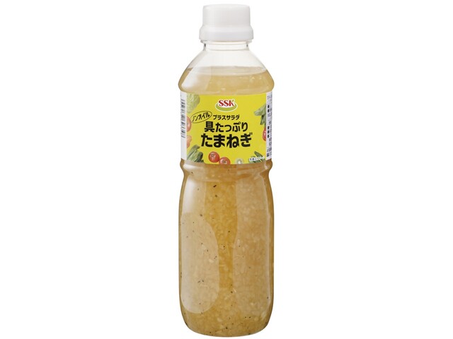 SSKプラスサラダノンオイル具たっぷりたまねぎ490ml※軽（ご注文単位12個）【直送品】