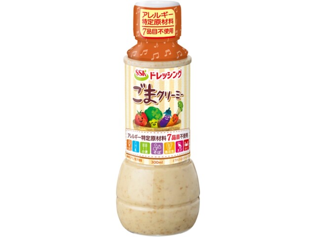 SSKごまクリーミードレ調味料不使用300ml※軽（ご注文単位12個）【直送品】