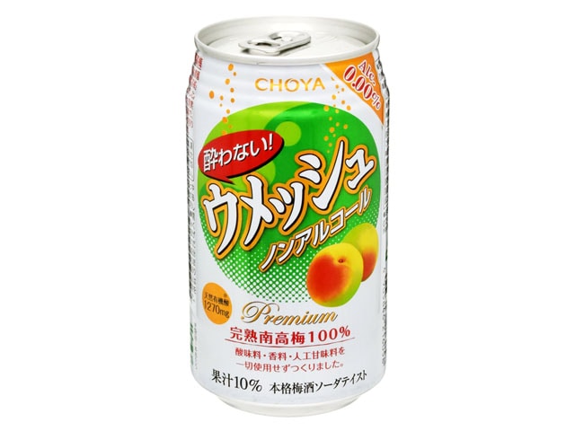 チョーヤ酔わないウメッシュ缶350ml※軽（ご注文単位24個）【直送品】