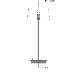 コイズミ　KOIZUMI LEDスタンドライト ブラック AT49310L ［LED /電球色］ AT49310L 1個（ご注文単位1個）【直送品】