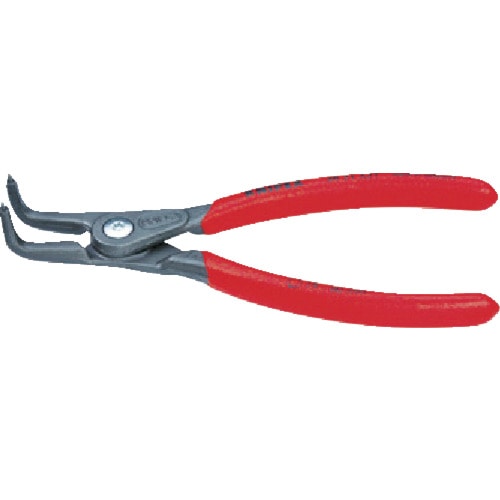 トラスコ中山 KNIPEX 4921-A01 軸用精密スナップリングプライヤー 曲（ご注文単位1個）【直送品】