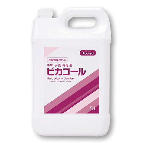 DD-5000 薬用手指消毒液　ピカコール5L 1個 (ご注文単位1個)【直送品】