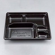 シーピー化成 弁当容器　BF弁当　本体 62 黒 50枚/袋（ご注文単位12袋）【直送品】