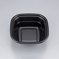 シーピー化成 丼容器　TN角丼　本体 17 黒 50枚/袋（ご注文単位18袋）【直送品】