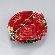 シーピー化成 丼容器　BFN丸丼　本体 160 舞絹赤 50枚/袋（ご注文単位18袋）【直送品】