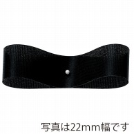 東京リボン リボン　サテンEX 22×92 #17　ブラック 1巻（ご注文単位1巻）【直送品】