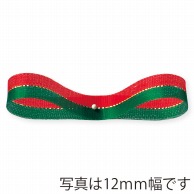 東京リボン リボン　ペアーリボン　35030 18×50 #1　アカ／グリーン 1巻（ご注文単位1巻）【直送品】