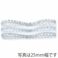 東京リボン リボン　デイジーレース　36800 15×30 #45　シルバー 1巻（ご注文単位1巻）【直送品】