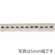 東京リボン リボン　リネンステッチ　47442 8×5 #4 1巻（ご注文単位1巻）【直送品】