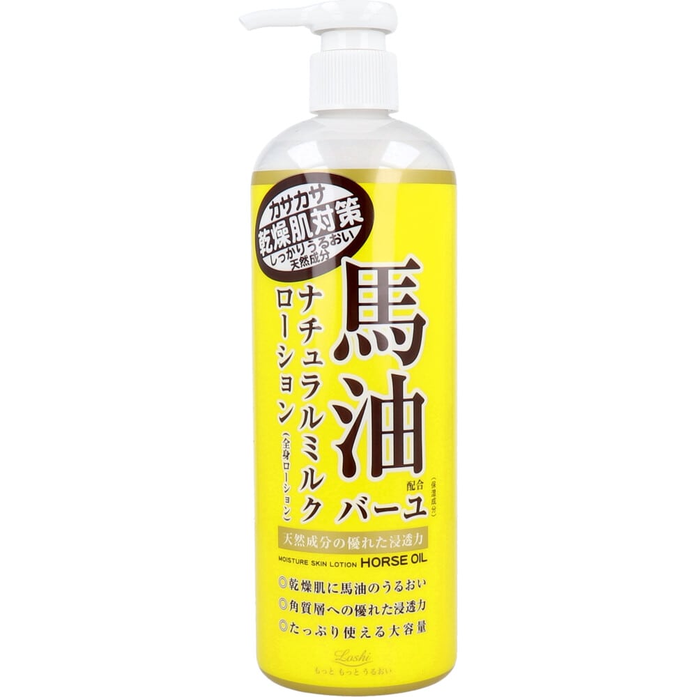 コスメテックスローランド　ロッシモイストエイド 馬油配合 ナチュラルミルクローション 全身用ローション 485mL　1個（ご注文単位1個）【直送品】