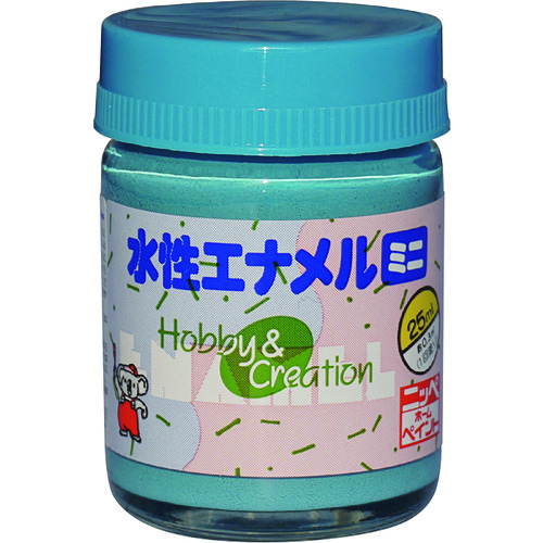 トラスコ中山 ニッぺ 水性エナメルミニ 25ml マリンブルー HSB013－25 157-6973  (ご注文単位1個) 【直送品】