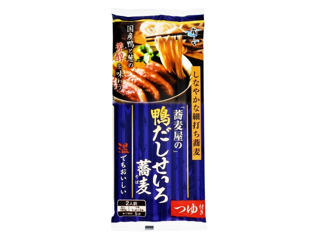 はくばく蕎麦屋の鴨だしせいろ蕎麦250g※軽（ご注文単位10個）【直送品】