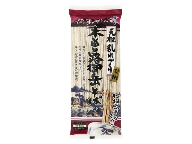 はくばく木曽路御岳そば200g※軽（ご注文単位12個）【直送品】