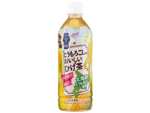 サーフとうもろこしのおいしいひげ茶ペット500ml※軽（ご注文単位24個）【直送品】