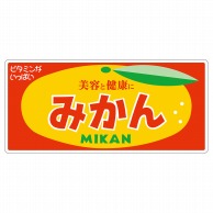 ヒカリ紙工 シール　SMラベル 100枚入 L6500 みかん (糊なし紙)　1袋（ご注文単位1袋）【直送品】