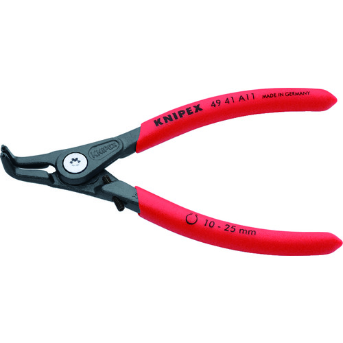 トラスコ中山 KNIPEX 軸用スナップリングプライヤー 曲（ご注文単位1個）【直送品】