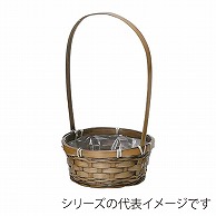 ヒルトップ 手付アレンジ鉢　バンブー φ16cm DA163 1個（ご注文単位20個）【直送品】