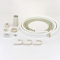 オーム電機 DIA-233HV 14-3007 TOYO フレア配管セット 2分×3分 6×9mm 3m 電線なし（ご注文単位1袋）【直送品】