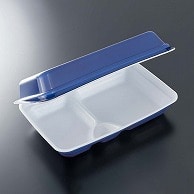 中央化学 軽食容器 街デリBOX 25-16 紺 30枚/袋（ご注文単位8袋）【直送品】