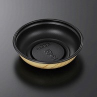 中央化学 丼容器 SD庵里丼 本体 M17 BK-輪Y 50枚/袋（ご注文単位8袋）【直送品】