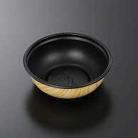 中央化学 丼容器 SD庵里丼 本体 M17深 BK-輪Y 50枚/袋（ご注文単位8袋）【直送品】